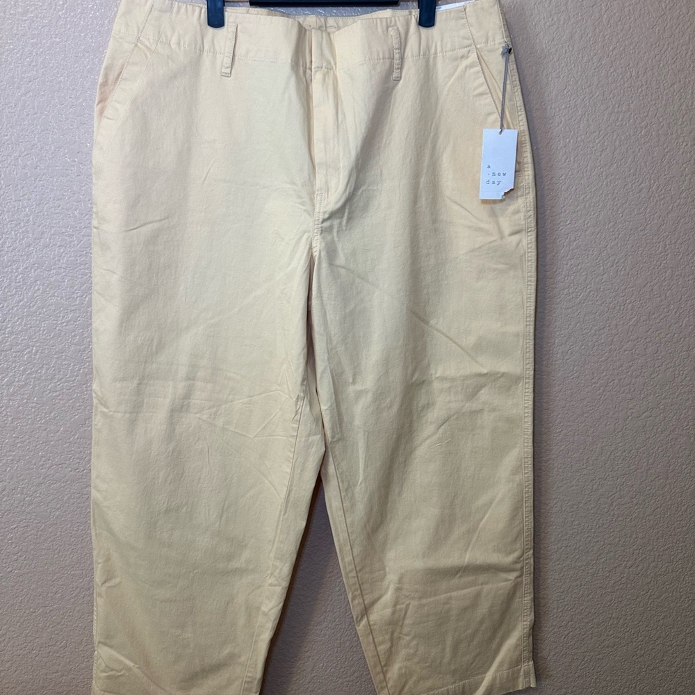 a new day Women's Cream Ankle Jeans